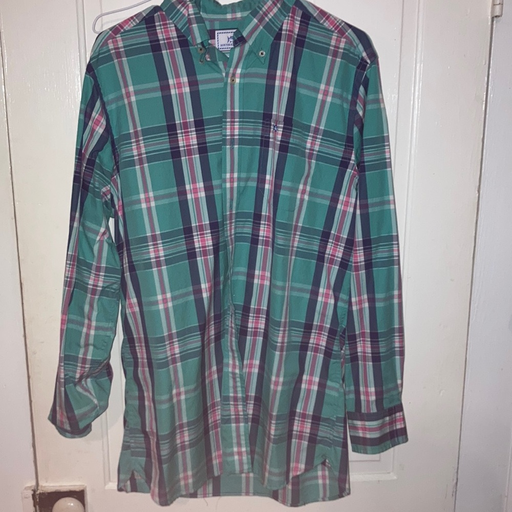 Men’s southern Tide Classic Button down, Sz Medium
